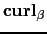 $\rm\mathbf{curl}_\beta$