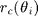 $r_c(\theta_i)$